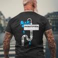 オノマトペ 創作文 英語教師 メンズTシャツ バックプリント 高齢者への贈り物