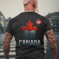 カナダ サッカー ジャージ レッド フットボール ファン プレーヤー 旅行 メンズTシャツ バックプリント 高齢者への贈り物