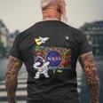 キッズ Nasaグラフィティアート宇宙飛行士キッドダビングスペースシャトルクール メンズTシャツ バックプリント 高齢者への贈り物