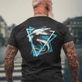 キッズ 先史時代モササウルス メンズTシャツ バックプリント 高齢者への贈り物