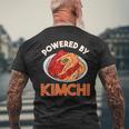 キムチ韓国番長 発酵食品 ナパキャベツ メンズTシャツ バックプリント 高齢者への贈り物