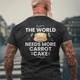 キャロットケーキ レシピ カップケーキ パイ グルテンフリー ビーガン メンズTシャツ バックプリント 高齢者への贈り物