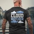 クラウドウォッチャー 予測 天気予報士 気象予報士 メンズTシャツ バックプリント 高齢者への贈り物