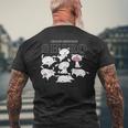 クレヨンしんちゃん いろいろシロ 長袖tシャツ メンズTシャツ バックプリント 高齢者への贈り物