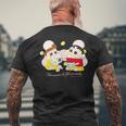 クレヨンしんちゃん しんちゃんとひまわり アイス メンズTシャツ バックプリント 高齢者への贈り物