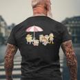 クレヨンしんちゃん カスカベ防衛隊 クールダウン メンズTシャツ バックプリント 高齢者への贈り物