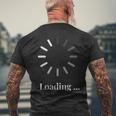 クール Loading 面白い 考え中 カッコイイ かっこいい Cool おもしろtシャツ メンズTシャツ バックプリント 高齢者への贈り物