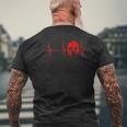 グラディエーター スパルタノ ハートビート インパルス スパルタ メンズTシャツ バックプリント 高齢者への贈り物