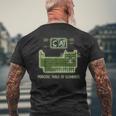 グリーンケミストリーキャット元素周期表 メンズTシャツ バックプリント 高齢者への贈り物
