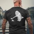 ゴルフ キャバリア グッズ おもしろ 犬 面白い 笑える 和風 メンズTシャツ バックプリント 高齢者への贈り物