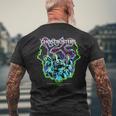 ゴーストバスターズ ハロウィン デザイン クラシック レトロ メンズTシャツ バックプリント 高齢者への贈り物