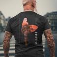 サーファーガール カリフォルニア サンセット ビーチ サーフガール メンズTシャツ バックプリント 高齢者への贈り物