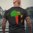 ザンビア国旗 アフリカ 大陸 シルエット ザンビアンへのギフト 長袖tシャツ メンズTシャツ バックプリント 高齢者への贈り物