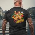 ザ・スーパーマリオギャラクシー・ムービー Bowser Unstoppable メンズTシャツ バックプリント 高齢者への贈り物