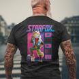 ザ・スーパーマリオギャラクシー・ムービー Fox Mccloud Retro Hero 長袖tシャツ メンズTシャツ バックプリント 高齢者への贈り物