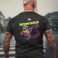 ザ・スーパーマリオギャラクシー・ムービー Wonder Bowser Jr メンズTシャツ バックプリント 高齢者への贈り物
