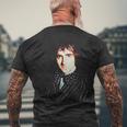 ザ・フーのドラマー キース・ムーン 1973 メンズTシャツ バックプリント 高齢者への贈り物