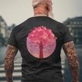 シグネチャー 東京都 スカイライン 日本土産 スカイツリー メンズTシャツ バックプリント 高齢者への贈り物