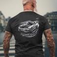 シルビアスピリット Jdm ジャパン ドリフト カルチャー スピードカー ラリー17 メンズTシャツ バックプリント 高齢者への贈り物