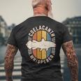 シーラカンスウィスパラー ヴィンテージ クラシック レトロ 動物 愛 メンズTシャツ バックプリント 高齢者への贈り物