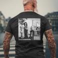 ジミー・ペイジ レッド・ツェッペリン ギタリスト 1970 メンズTシャツ バックプリント 高齢者への贈り物
