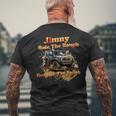 ジムニー 4X4 オフロード トラック 長袖tシャツ メンズTシャツ バックプリント 高齢者への贈り物