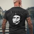 ジャストビーイングチェ・ゲバラ メンズTシャツ バックプリント 高齢者への贈り物