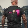 ジャネット・ジャクソン ライブ リズム・ネイション・ワールドツアー 1990 メンズTシャツ バックプリント 高齢者への贈り物