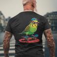 スケートボード セキセイインコ スケート セキセイインコ メンズTシャツ バックプリント 高齢者への贈り物