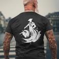スペインの闘牛士トレロ メンズTシャツ バックプリント 高齢者への贈り物