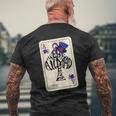 スペードのエース 不思議の国のアリス マッドハット&スペード メンズTシャツ バックプリント 高齢者への贈り物
