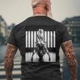 セクシーガールグラフィックtシャツ セクシーブロンドブーティモデルバイカーベイブ 長袖tシャツ メンズTシャツ バックプリント 高齢者への贈り物