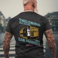 セロニアス・モンク・ジャズ・マーチ サンフランシスコのアローン 長袖tシャツ メンズTシャツ バックプリント 高齢者への贈り物