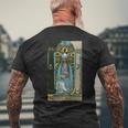 タロットカード The High Priestess ビンテージカード2 長袖tシャツ メンズTシャツ バックプリント 高齢者への贈り物