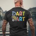 ダーツアート ダーツプレーヤー ダーツスポーツ ダーツボード ダーツ メンズTシャツ バックプリント 高齢者への贈り物
