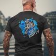 ダーティオフロードバイクダートバイクオートバイマッドスポーツを入手 メンズTシャツ バックプリント 高齢者への贈り物
