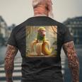チンパンジーニ バナニーニ 長袖tシャツ メンズTシャツ バックプリント 高齢者への贈り物