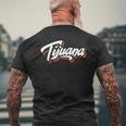 ティファナ メキシコ レトロ ヴィンテージ メキシコ ラティーノ Tj メヒカリ パソ メンズTシャツ バックプリント 高齢者への贈り物