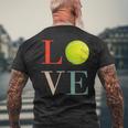 テニス Love バスケ 面白tシャツ おもしろ 服 オリジナル テニス部 おもしろグッズ ネタ メンズ メンズTシャツ バックプリント 高齢者への贈り物