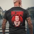 デヴィッド・ボウイ ジギー スターダスト モーションピクチャー カラー スキタ写真 長袖tシャツ メンズTシャツ バックプリント 高齢者への贈り物