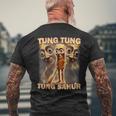 トゥン・トゥン・サフールは面白いイタリアの頭脳を呼んでいます メンズTシャツ バックプリント 高齢者への贈り物