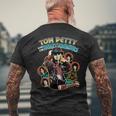 トム・ペティとハートブレイカーズ ロックンロール キャラバン トップハット メンズTシャツ バックプリント 高齢者への贈り物