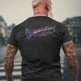 トランペット トランペット ミュージシャンモチーフ ギフト メンズTシャツ バックプリント 高齢者への贈り物