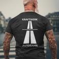 ドイツでの楽しい高速運転のためのクラフトワークアウトバーン 長袖tシャツ メンズTシャツ バックプリント 高齢者への贈り物