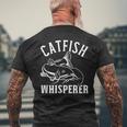 ナマズフィッシング メンズTシャツ バックプリント 高齢者への贈り物