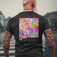 ニューメキシコ州の地図 メンズTシャツ バックプリント 高齢者への贈り物