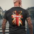 ニュー・ウェイブ・オブ・ブリティッシュ・ヘビー・メタル Nwobhm メンズTシャツ バックプリント 高齢者への贈り物