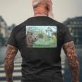 ハッピー・ミッドサマー・ベア メンズTシャツ バックプリント 高齢者への贈り物