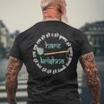 ハレ クリシュナ マントラ インドフルートピーコックフェザー トゥルシーマーラー 長袖tシャツ メンズTシャツ バックプリント 高齢者への贈り物