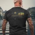 パイプレンチ 配管工 男性 パイプフィッター 配管 メンズTシャツ バックプリント 高齢者への贈り物